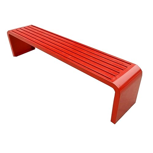 Stilvolle Gartenbank aus rotem Metall für 2–3 Personen – robuste Sitzgelegenheit für den Außenbereich für Rasen und Innenbereich – moderne 150,1 cm große Park-Couch-Möbel, perfekt zum Entspannen und Stilvolle Gartenbank aus rotem Metall für 2–3 Personen – robuste Sitzgelegenheit für den Außenbereich für Rasen und Innenbereich – moderne 150,1 cm große Park-Couch-Möbel, perfekt zum Entspannen und von Generisch