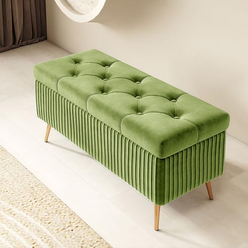 Stilvolle rechteckige Holzhocker für Schlafzimmer und Eingangsbereich, vielseitiger Sitzhocker für den Innenbereich mit Beinen und versteckter Truhe, perfekter Containerhocker Stilvolle rechteckige Holzhocker für Schlafzimmer und Eingangsbereich, vielseitiger Sitzhocker für den Innenbereich mit Beinen und versteckter Truhe, perfekter Containerhocker von Generisch