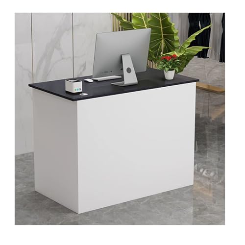 Stilvoller, moderner Schreibtisch für den Einzelhandel mit Schubladen, Büro-Empfangstheke und Front-Service-Ständer für Schönheitssalons, Spas und gewerbliche Nutzung. Schlanke Kassenlösung Stilvoller, moderner Schreibtisch für den Einzelhandel mit Schubladen, Büro-Empfangstheke und Front-Service-Ständer für Schönheitssalons, Spas und gewerbliche Nutzung. Schlanke Kassenlösung von Generisch