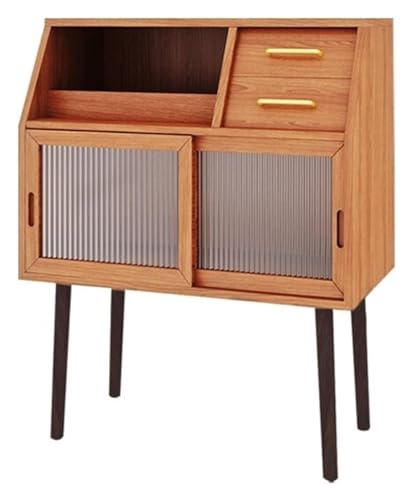 Stilvoller Aufbewahrungsschrank mit Türen und Regalen, modernes Esszimmer-Möbel, vielseitiges Sideboard, Buffet für Zuhause und Dekoration von Generisch