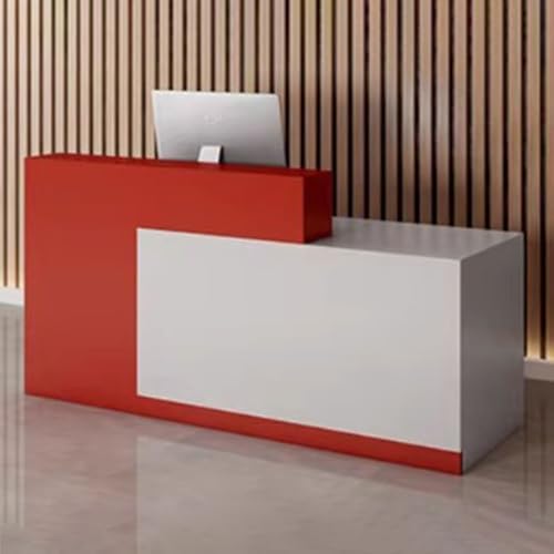 Stilvoller Empfangstisch für Büro und Salon – Holzarbeitsplatz vorne, perfekt für Einzelhandelsgeschäfte und Empfangsbereiche, modernes Design und Finish Stilvoller Empfangstisch für Büro und Salon – Holzarbeitsplatz vorne, perfekt für Einzelhandelsgeschäfte und Empfangsbereiche, modernes Design und Finish von Generisch