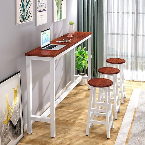 Stilvoller Küchen-Frühstücks-Bartisch, hoher Outdoor-Bartisch für Zuhause und Restaurant, perfekter Frühstückstisch (Stühle nicht im Lieferumfang enthalten), modernes Design & von Generisch