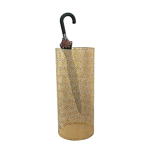 Stilvoller Schirmständer aus Metall, rundes Design für Eingänge, Hotellobbys & Studios, 20,5 x 20,5 x 49 cm, langlebiger & eleganter Schirmhalter für alle Räume Stilvoller Schirmständer aus Metall, rundes Design für Eingänge, Hotellobbys & Studios, 20,5 x 20,5 x 49 cm, langlebiger & eleganter Schirmhalter für alle Räume von Generisch