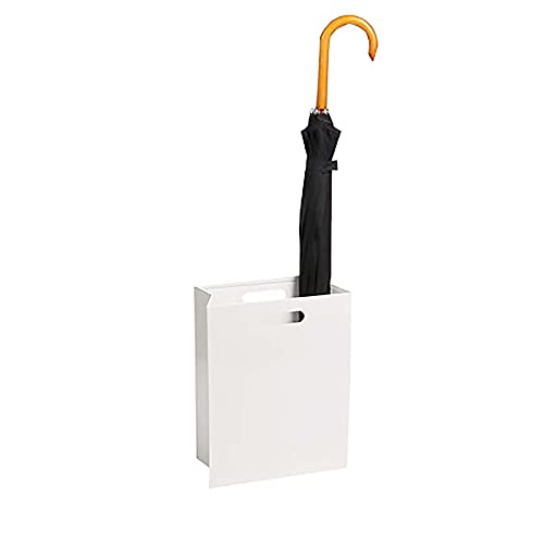 Stilvoller Schirmständer aus schwarzem Metall für Zuhause und Büro, 30 x 13 x 40 cm, langlebiges und elegantes Design, perfekt für Regenschirme (VIT A) von Generisch