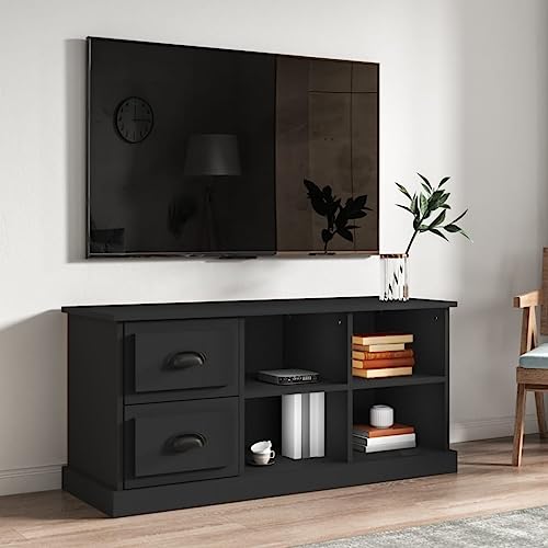 Stilvoller mobiler TV-Ständer, 102 x 35,5 x 47,5 cm, modernes Holzwerkstoff, Entertainment-Center, elegante, funktionale Wohnzimmer-Dekoration für Fotos und Pflanzen, robustes Design Stilvoller mobiler TV-Ständer, 102 x 35,5 x 47,5 cm, modernes Holzwerkstoff, Entertainment-Center, elegante, funktionale Wohnzimmer-Dekoration für Fotos und Pflanzen, robustes Design von Generisch
