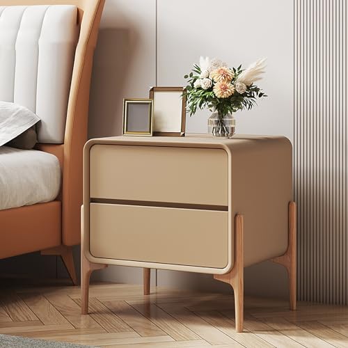 Stilvoller weißer Nachttisch mit Stauraum, kleiner Nachttisch für Schlafzimmer, einfache Montage, Dübel-Design, eleganter Messinggriff, kompakt, 30 x 40 cm Stilvoller weißer Nachttisch mit Stauraum, kleiner Nachttisch für Schlafzimmer, einfache Montage, Dübel-Design, eleganter Messinggriff, kompakt, 30 x 40 cm von Generisch