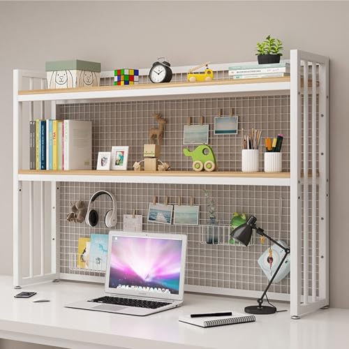 Stilvolles, mehrlagiges Bücherregal aus Schmiedeeisen, platzsparendes Schreibtischregal für Büro, Schlafsaal, Schlafzimmer und Kinderzimmer (A 55 x 24 x 89 cm) – modernes Design von Generisch