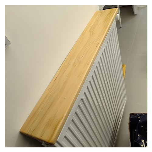 Stilvolles 80 cm Heizkörper-Abdeckregal, rechteckiges oberes Regal für Zuhause, Wohnzimmer und Küche, Pflanzenstütze mit einfach zu montierendem Design (Stil A, 80 x 20 x 2,2 cm) von Generisch