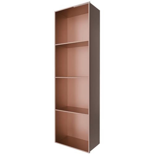 Stilvolles Edelstahl-Dusch-Wandregal – integrierter Nizer für Badezimmer, Wohnzimmer und Küche (Roségold, 28 x 120 x 12,5 cm) – langlebiges und funktionales Design von Generisch