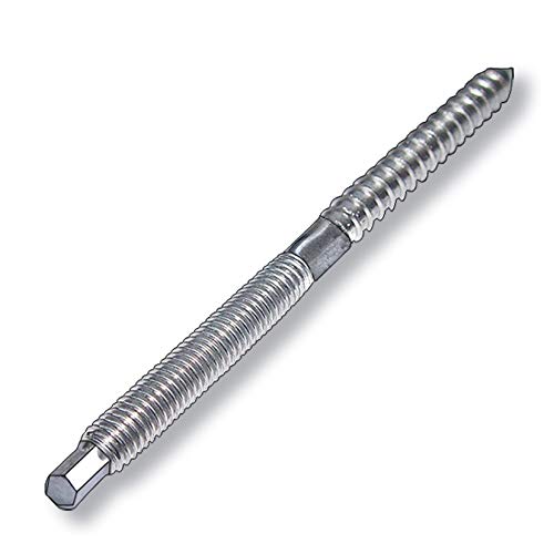 Stockschrauben M12 x 400 mm mit Sechskantantrieb A2 Edelstahl 1 Stück von Sdove