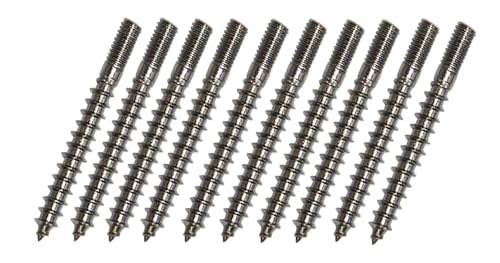 Generisch M5x50 - 10 Stück Stockschrauben Edelstahl V2A Rostfrei mit Innensechskant von Generisch