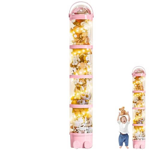 Stofftier-Aufbewahrungsröhre, Spielzeug-Display-Röhre, transparenter Aufbewahrungs-Organizer, Stofftier-Organizer, Kinderspielzeug-Aufbewahrung, Schlafzimmer-Aufbewahrungslösung von Generisch