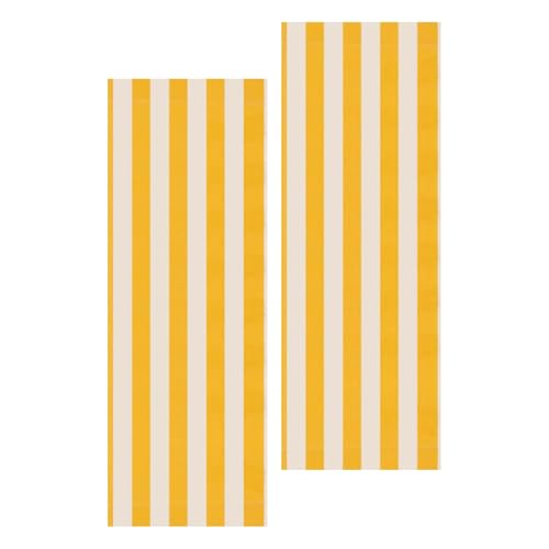 Strandkorb Ersatzstoff Polyester Design, leicht zu reinigen, für Outdoor-Aktivitäten (2 Stück) von Generisch