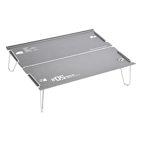 Strandtisch Sandtisch Mini Tragbarer Campingtisch Rucksacktisch klappbar | Kompakter Außenkopf für Strandurlaub Camping Wandern Picknick von Generisch