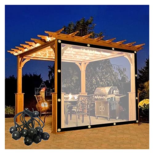 Strapazierfähige, transparente, wasserdichte Canvas-Plane, 1,8 x 5 m, ideal für Gewächshäuser, Dächer und Garagen – robuste Outdoor-Abdecklösung Strapazierfähige, transparente, wasserdichte Canvas-Plane, 1,8 x 5 m, ideal für Gewächshäuser, Dächer und Garagen – robuste Outdoor-Abdecklösung von Generisch