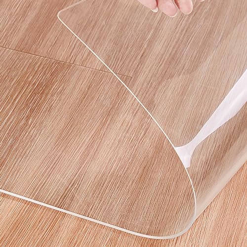 Strapazierfähige 1,5 mm dicke Bürostuhlmatte für Hartholzböden, transparenter PVC-rutschfester Schreibtischschutz für Computer- und Gaming-Stühle, 110 x 180 cm Holz-/Fliesenschutzmatte Strapazierfähige 1,5 mm dicke Bürostuhlmatte für Hartholzböden, transparenter PVC-rutschfester Schreibtischschutz für Computer- und Gaming-Stühle, 110 x 180 cm Holz-/Fliesenschutzmatte von Generisch