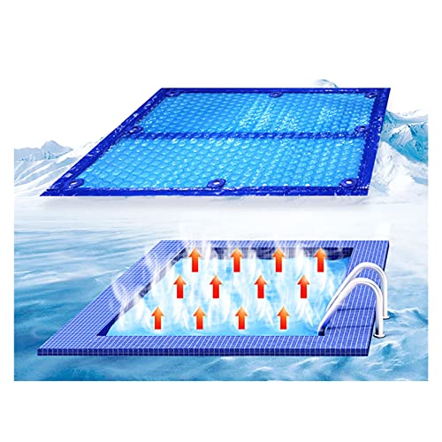 Strapazierfähige 16 mm Pool-Thermodecke, staubdichte Schutzabdeckung für Innen- und Außenpools, energiesparende Isolierung, langlebig und UV-beständig von Generisch