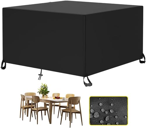 Strapazierfähige 420D-Oxford-Gewebe, für Außenbereich, Veranda, Terrasse, Gartenmöbel-Set, Abdeckung, rechteckig, winddicht, Anti-UV-Tischdecken, 340 x 220 x 85 cm Strapazierfähige 420D-Oxford-Gewebe, für Außenbereich, Veranda, Terrasse, Gartenmöbel-Set, Abdeckung, rechteckig, winddicht, Anti-UV-Tischdecken, 340 x 220 x 85 cm von Generisch