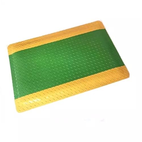 Strapazierfähige Diamant-Schwamm-Bodenmatte, 70 x 70 cm, ergonomische industrielle Arbeitsplatzmatte für Komfort und Sicherheit (grün) von Generisch