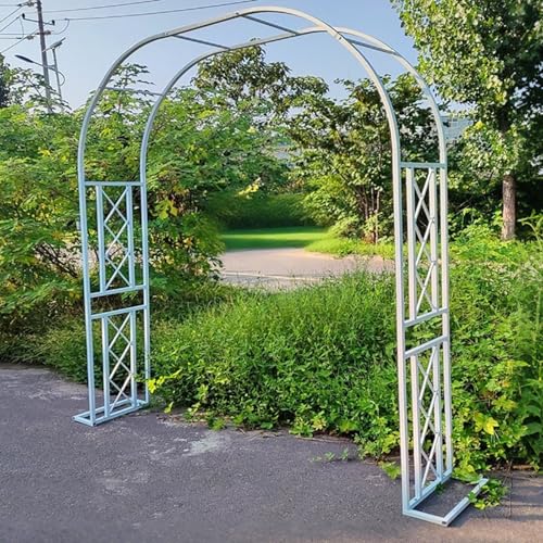 Strapazierfähige Metall-Pergola-Gartenlaube, Rosenbogen, 140–340 cm, mit Sockel, Kletterpflanzen-Rahmen für den Außenbereich, Hinterhof, Rasen, Hof Strapazierfähige Metall-Pergola-Gartenlaube, Rosenbogen, 140–340 cm, mit Sockel, Kletterpflanzen-Rahmen für den Außenbereich, Hinterhof, Rasen, Hof von Generisch