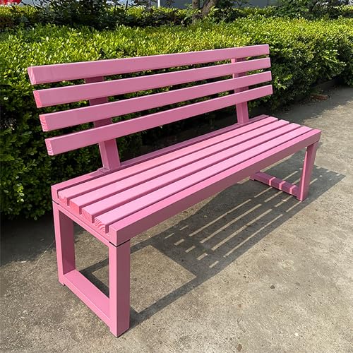 Strapazierfähige Outdoor-Bank mit Rückenlehne, wetterfeste Garten-Sitzgelegenheit für Terrasse, Veranda und Parkkomfort von Generisch