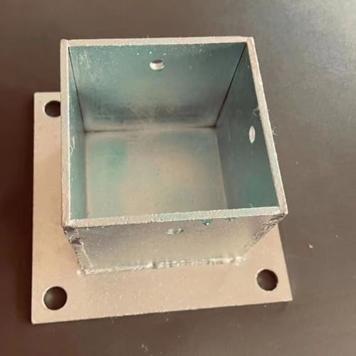 Strapazierfähige Pergola-Pfostenhalterung – Massivholz-Deckhalterung für Pergola, Zaun, Pavillon-Unterstützung – inklusive Schrauben und Beschlägen (15 x 15 cm, 150 x 150 mm, 2 Stück) von Generisch