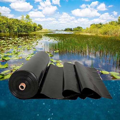 Strapazierfähige Teichfolie – UV- und reißfeste HDPE wasserdichte Felle für kleine Fischteiche, Gartenbrunnen, Koi-Pools und Bachläufe (7 m x 4 m) von Generisch