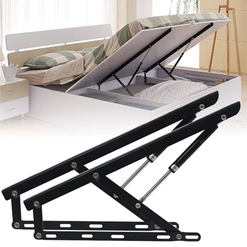 Strapazierfähige hydraulische Betthebestützen mit leisem Puffer, ideal für Boxbetten, Sofas und gefederte Diwanunterlagen, DIY-Projekte von Generisch