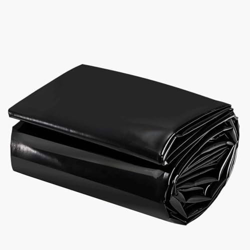 Strapazierfähige schwarze HDPE-Teichfolie, 3 x 8 m, 3 x 12 m, 4 x 6 m, 4 x 10 m, 5 x 7 m, 5 x 12 m, wasserdichte Folie für Schwimmteiche, Gartenteiche, Springbrunnen und Hinterhoflandschaftsbau Strapazierfähige schwarze HDPE-Teichfolie, 3 x 8 m, 3 x 12 m, 4 x 6 m, 4 x 10 m, 5 x 7 m, 5 x 12 m, wasserdichte Folie für Schwimmteiche, Gartenteiche, Springbrunnen und Hinterhoflandschaftsbau von Generisch