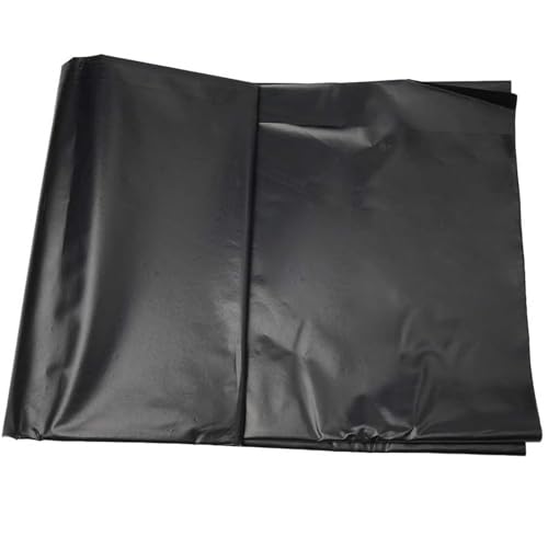 Strapazierfähige schwarze HDPE-Teichfolie 2 x 3 m, 4 x 7 m, 5 x 5 m, 6 x 8 m, 8 x 10 m, 10 x 15 m – Unterlage für Fischteiche, Gartenpools und künstliche Seen von Generisch