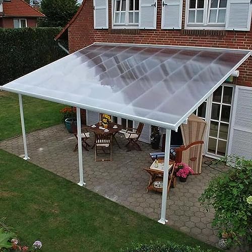 Strapazierfähige transparente Polycarbonatplatte 1,22 x 4 m - UV-Schutz für Gewächshausdächer, witterungsbeständig, perfekt für Gartenprojekte im Freien und Pflanzenschutz von Generisch