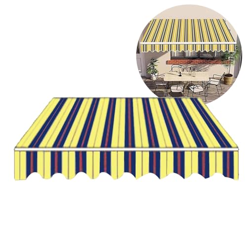 Strapazierfähiger Ersatz-Markisenstoff für Terrassenüberdachung, 300 x 240 cm, Polyester-Bezug (Rahmen nicht im Lieferumfang enthalten), perfekt für den Außenbereich und Zuhause von Generisch