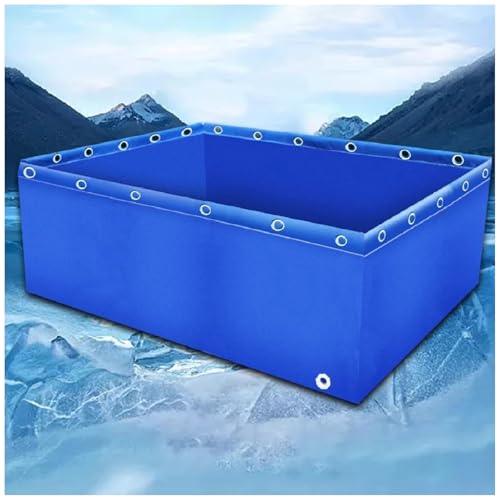 Strapazierfähiger PVC-Wasserspeicherpool für Koi-Fische und Schildkröten, mit Ablassventil für einfache Wartung, ideal für temporäre Salzwasserfische Strapazierfähiger PVC-Wasserspeicherpool für Koi-Fische und Schildkröten, mit Ablassventil für einfache Wartung, ideal für temporäre Salzwasserfische von Generisch