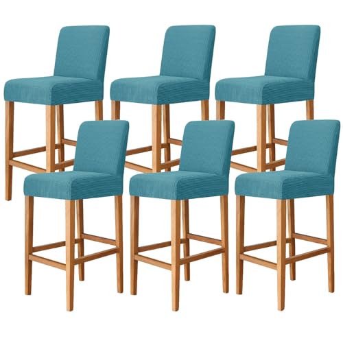 Stretch-Barhocker-Schonbezug – abnehmbare, waschbare Stuhlhussen für Ess- und Srt-Rückenlehne, elastische Passform, Möbelschutz und stilvolle Barhocker-Bezüge Stretch-Barhocker-Schonbezug – abnehmbare, waschbare Stuhlhussen für Ess- und Srt-Rückenlehne, elastische Passform, Möbelschutz und stilvolle Barhocker-Bezüge von Generisch
