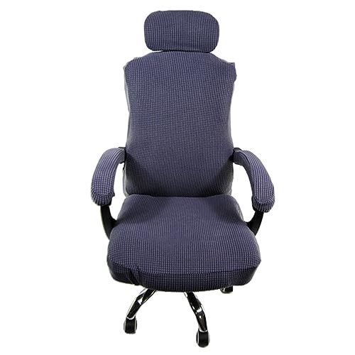 Stretch Bürostuhl Bezug Bürostuhlabdeckung mit Kopfstütze und Armlehnenbezug, Elastische Gaming Stuhl Überzug Kratzfest Universeller Stuhlhussen für Bürostuhl, D Stretch Bürostuhl Bezug Bürostuhlabdeckung mit Kopfstütze und Armlehnenbezug, Elastische Gaming Stuhl Überzug Kratzfest Universeller Stuhlhussen für Bürostuhl, D von Generisch