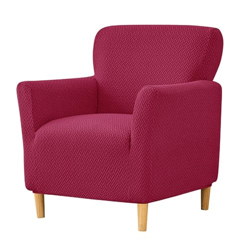 Stretch-Sesselhussen – weicher Spandex-Möbelschutz mit elastischer Unterseite für Wohnzimmer, Esszimmer und Bankett – stilvolle Stretchhussen für Stühle mit Armlehnen von Generisch