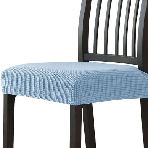 Stretchable Chair Covers Set of 6 Removable Elastic Polyester Washable NonSlip Dining Chair Slipcovers for Kitchen Light Blue 6 Pieces Stretchable Chair Covers Set of 6 Removable Elastic Polyester Washable NonSlip Dining Chair Slipcovers for Kitchen Light Blue 6 Pieces von Generisch