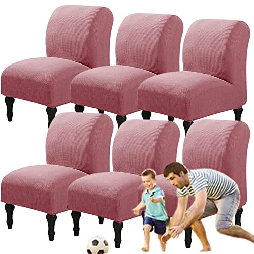 Stretchable High Elastic Chair Cover No Armrest Thick Sofa Slipcover Removable Furniture Protector for Living Room Pink Size 6 - & Stylish Stretchable High Elastic Chair Cover No Armrest Thick Sofa Slipcover Removable Furniture Protector for Living Room Pink Size 6 - & Stylish von Generisch