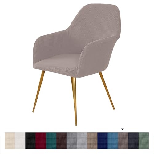 Stretchable Spandex Dining Chair Covers 4Pack Velvet Seat Slipcovers for Office/Kitchen with Armrests Taupe Swivel Living Room Premium Quality Stretchable Spandex Dining Chair Covers 4Pack Velvet Seat Slipcovers for Office/Kitchen with Armrests Taupe Swivel Living Room Premium Quality von Generisch