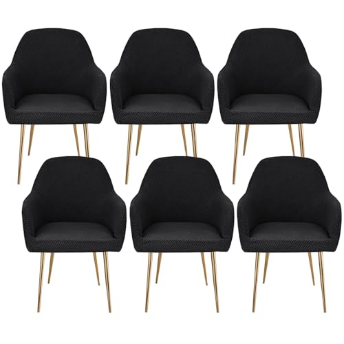Stretchable Washable Spandex Dining Chair Covers with Arms Curved Back Design Light Grey Set of 6Perfect for Party Decor and Home Makeover Stretchable Washable Spandex Dining Chair Covers with Arms Curved Back Design Light Grey Set of 6Perfect for Party Decor and Home Makeover von Generisch