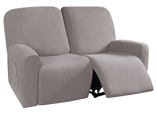 Stretchbezug für 2-Sitzer-Sofa, weicher, dicker Schonbezug mit Fernbedienungstasche, langlebiger Möbelschutz Stretchbezug für 2-Sitzer-Sofa, weicher, dicker Schonbezug mit Fernbedienungstasche, langlebiger Möbelschutz von Generisch