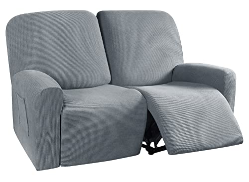 Stretchbezug für 2-Sitzer-Sofa, weicher, dicker Schonbezug mit Fernbedienungstasche, robuster Möbelschutz, 6-teiliges Set Stretchbezug für 2-Sitzer-Sofa, weicher, dicker Schonbezug mit Fernbedienungstasche, robuster Möbelschutz, 6-teiliges Set von Generisch