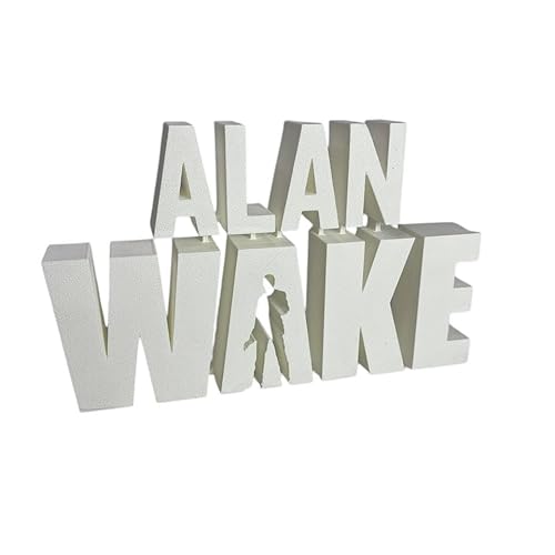 Strike3D Alan W Horror-Spiel-Logo in 3D Fanart für den Schreibtisch von Generisch