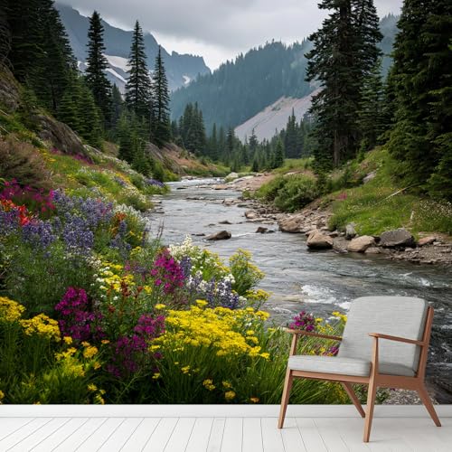 Strom Wald Wasser Natur Berg Tapete Selbstklebende Fototapete Steine Bäume Pflanze Tapeten Natur Landschaft Wandtapete Vinyl Wasserdicht Wandaufkleber für Wohnzimmer Schlafzimmer Küchen 200x140 cm Strom Wald Wasser Natur Berg Tapete Selbstklebende Fototapete Steine Bäume Pflanze Tapeten Natur Landschaft Wandtapete Vinyl Wasserdicht Wandaufkleber für Wohnzimmer Schlafzimmer Küchen 200x140 cm von Generisch