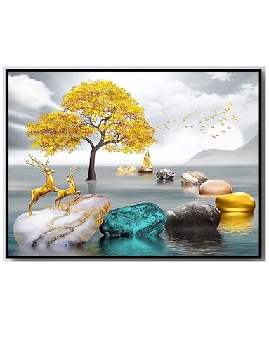 Stromzählerkasten Dekorative Malerei Zählerabdeckung Abdeckung Dekorative Moderne Stromzähler Dekorativer Stromkasten Kreative Abnehmbare Zählerkastenabdeckung(G,40x30cm) von Generisch