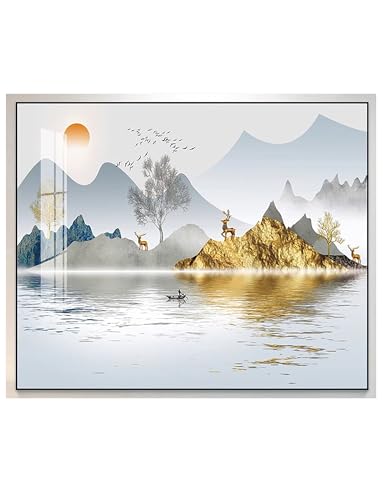 Stromzählerkasten Dekorative Malerei Zählerabdeckung Abdeckung Dekorative Moderne Stromzähler Dekorativer Stromkasten Kreative Abnehmbare Zählerkastenabdeckung(L,40x30cm) von Generisch