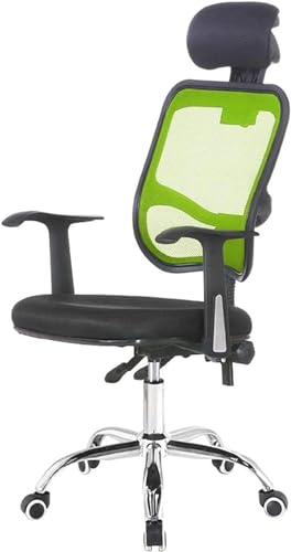 Stuhl Hebestuhl Drehstuhl Büro-Schreibtischstuhl Netz-Rückenlehne Ergonomischer Computerstuhl Freizeitstuhl Kissen Stuhl Spielstuhl (Farbe: Grün) von Generisch