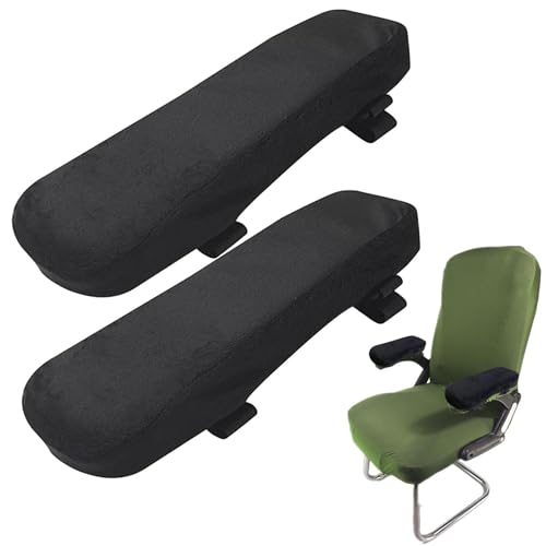Stuhlarmlehre Covers - Weiche Polyesterfaserpolster, dehnbare Komfortkissen | Unterstützung bei Montagekabel, ARM -Relief für Ellbogen zu Hause oder am Arbeitsplatz, ideal für Schreibtischämter oder von Generisch