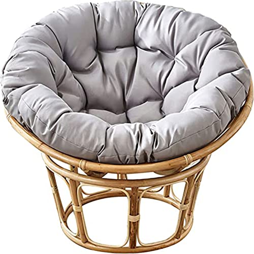 Swing Egg Chair Replacement Cushion Papasan Chair Cushion Foldable Water-Resistant Egg Chair Cushion Round Hanging Basket Chair Cushion Replacement Mat (not include the rattan chairs) von Generisch