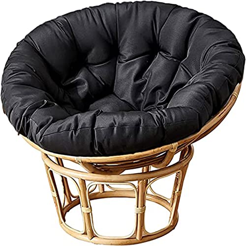 Swing Egg Chair Replacement Cushion Papasan Chair Cushion Foldable Water-Resistant Egg Chair Cushion Round Hanging Basket Chair Cushion Replacement Mat (not include the rattan chairs) von Generisch